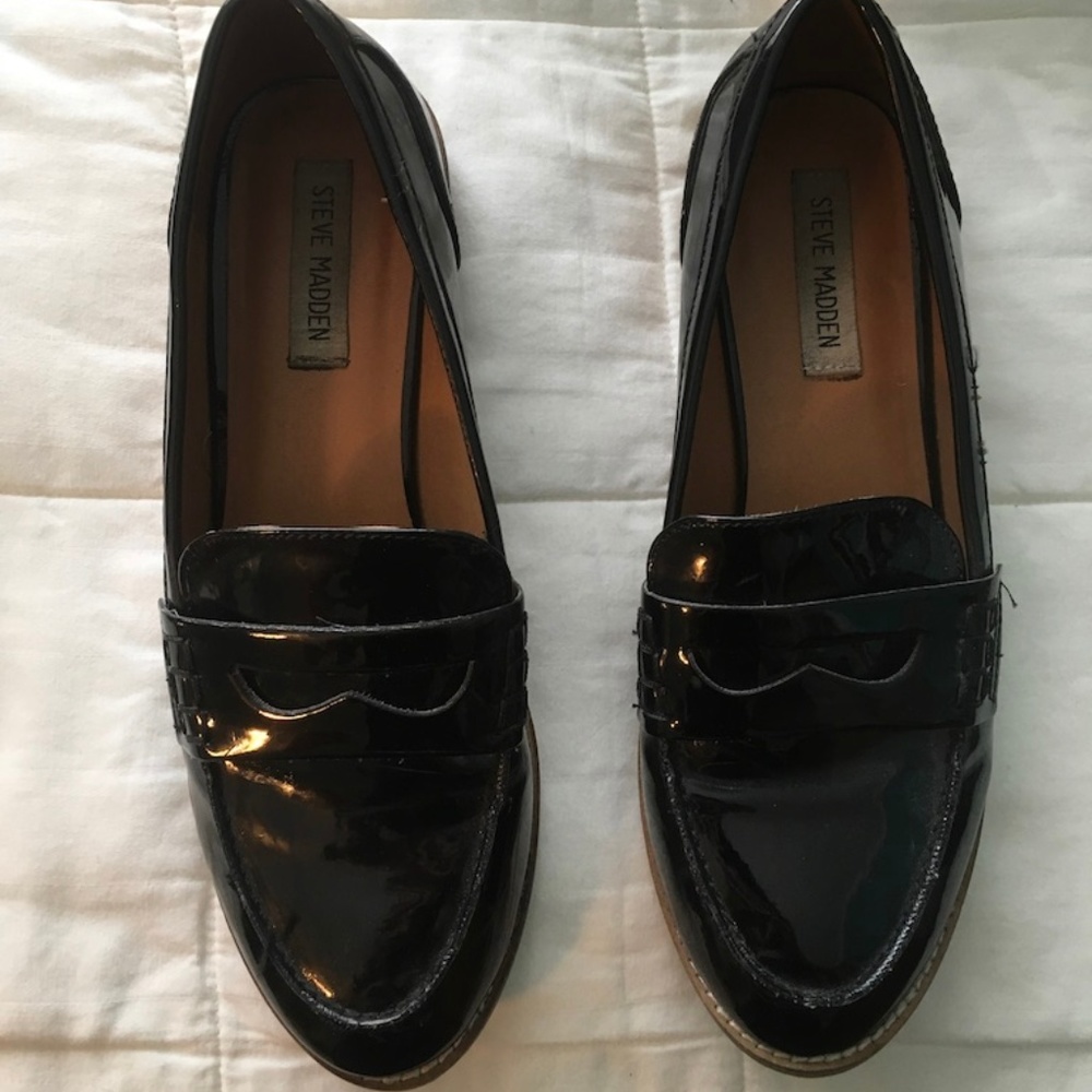Steve Madden Patent Leather Loafers